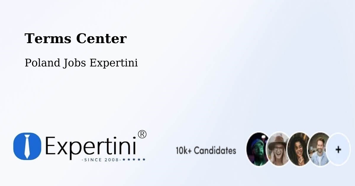 Terms of Service – Wrocław - Poland Jobs Expertini